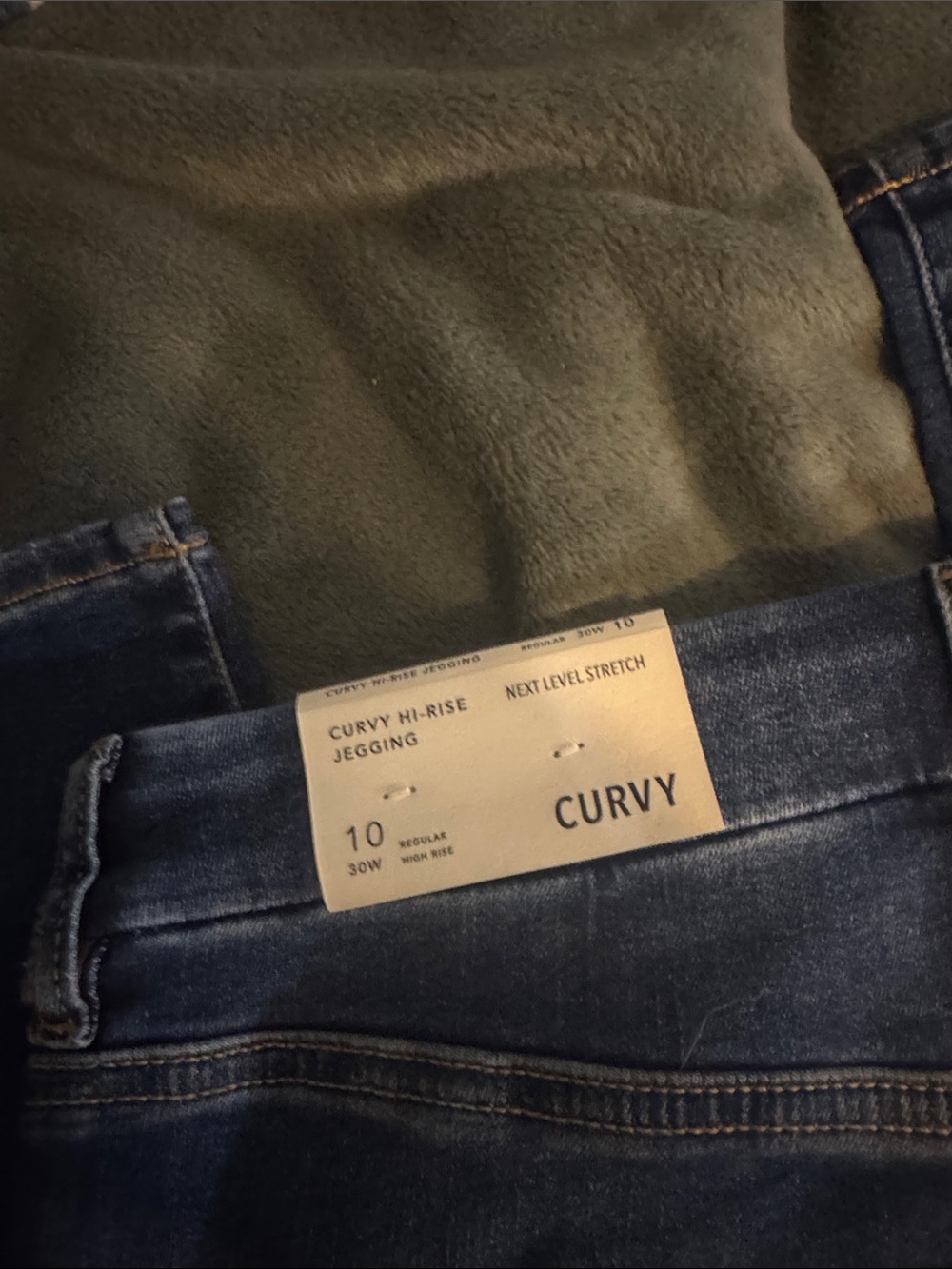 American Eagle Curvy Dark Blue Stretch Skinny Jeans - Picture 3 of 3